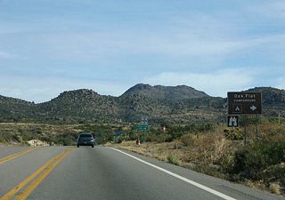 Turn right here for the Oak Flat Campground. The campground is part of the Tonto National Forest.