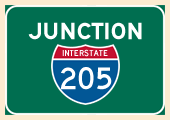Back to Interstate 205