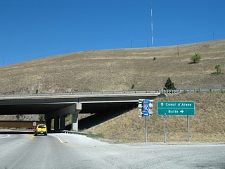 Travelers bound for I-90/MT 200 east to Bonner and Butte depart U.S. 93 Business (Orange Street) north.