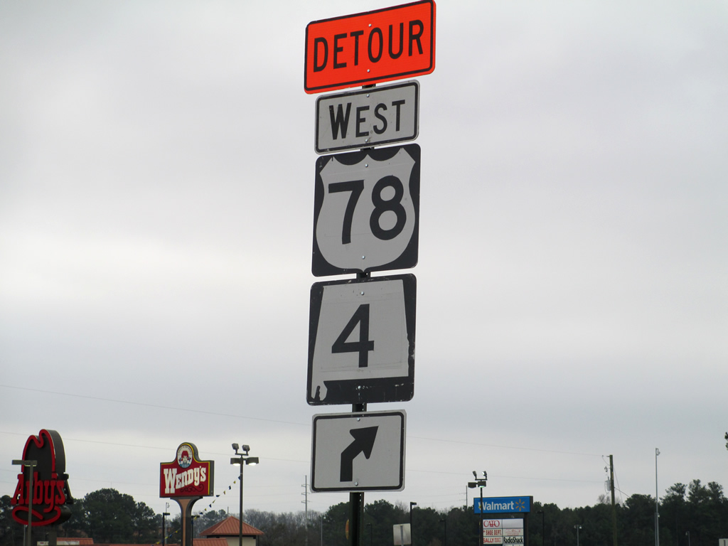 Oklahoma Alabama 4 sign.