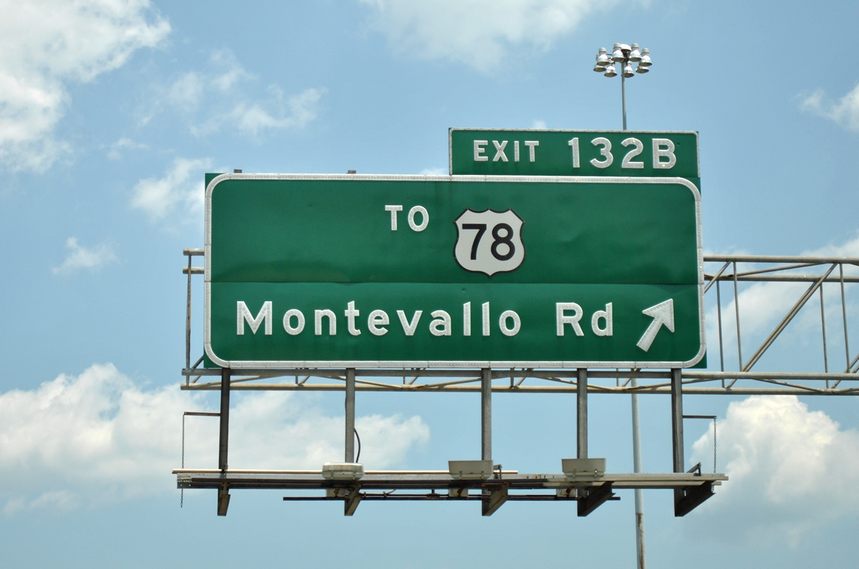 Alabama U.S. Highway 78 sign.