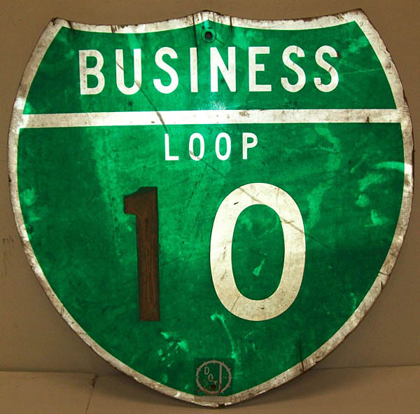 Arizona business loop 10 sign.