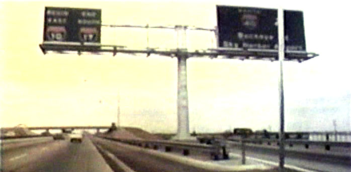 Arizona - Interstate 410, Interstate 17, and Interstate 10 sign.