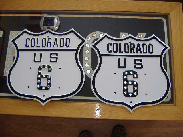 Colorado U.S. Highway 6 sign.