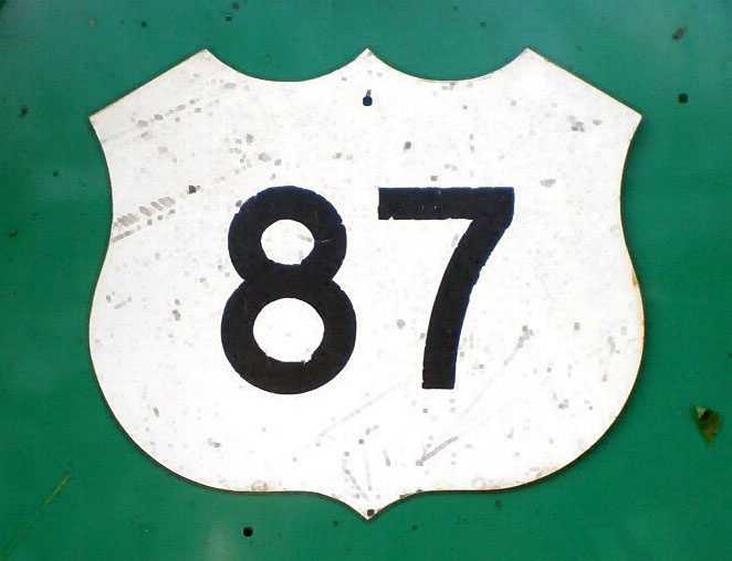 Colorado U.S. Highway 87 sign.