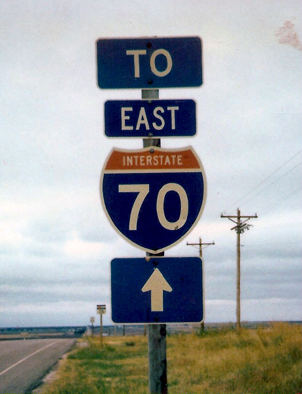 Colorado Interstate 70 sign.