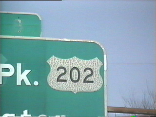 Delaware U.S. Highway 202 sign.