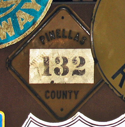 Florida Pinellas County route 132 sign.