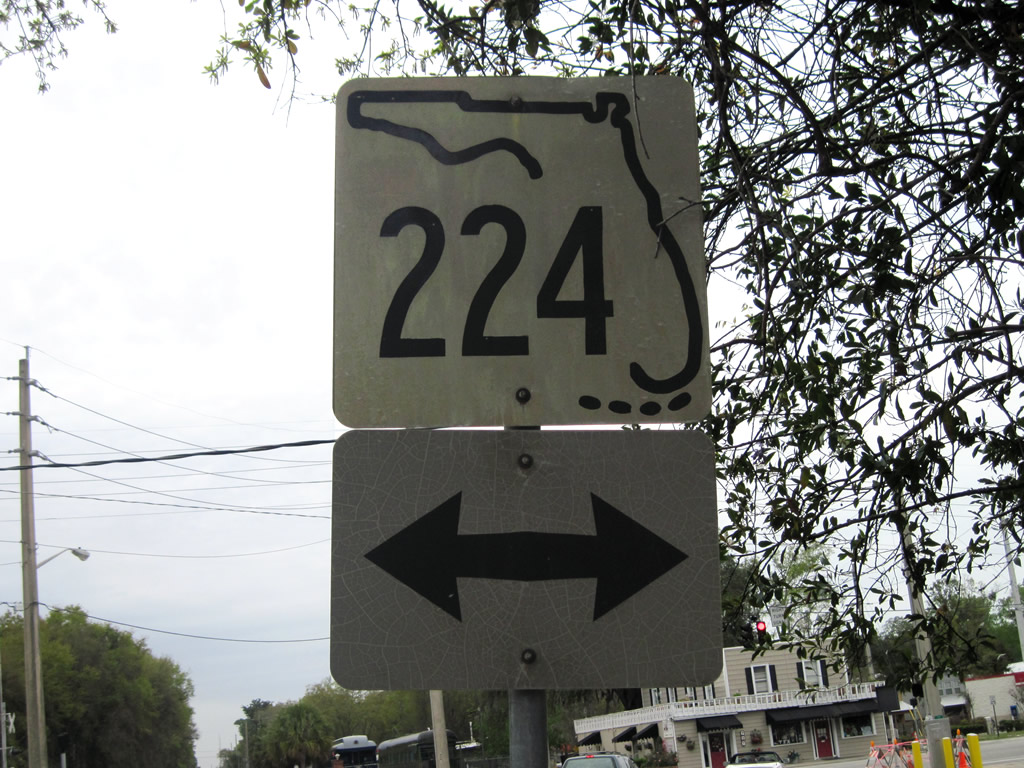 Florida State Highway 224 sign.