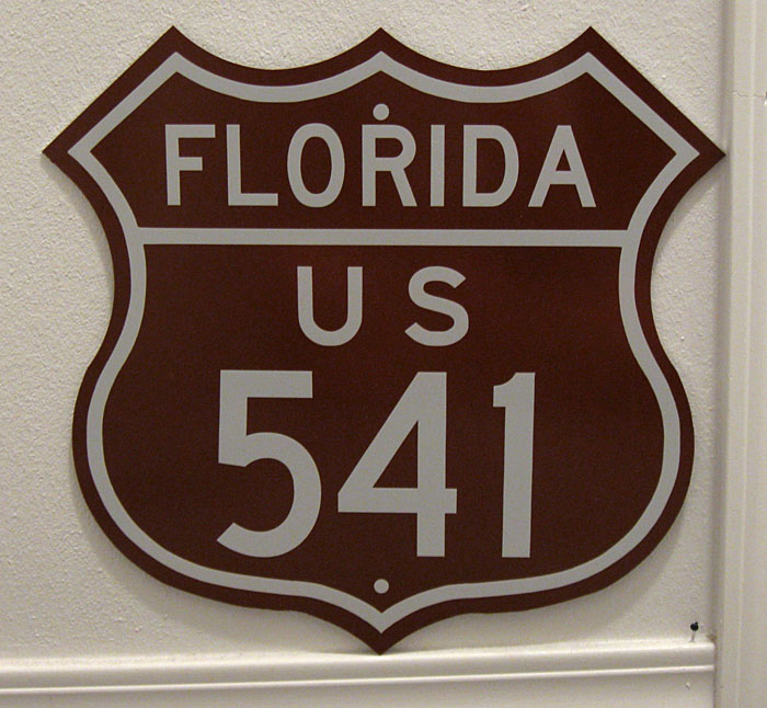 Florida U.S. Highway 541 sign.