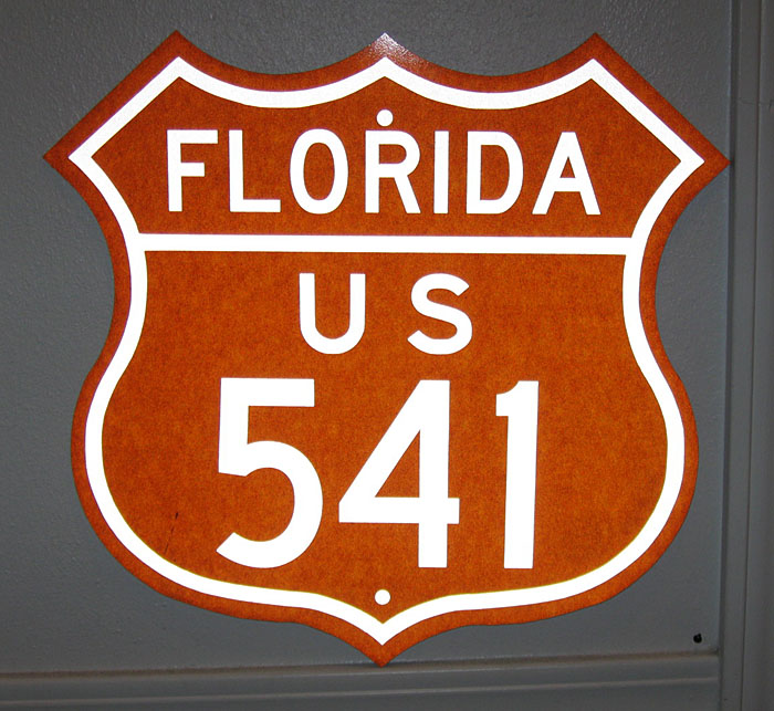 Florida U.S. Highway 541 sign.