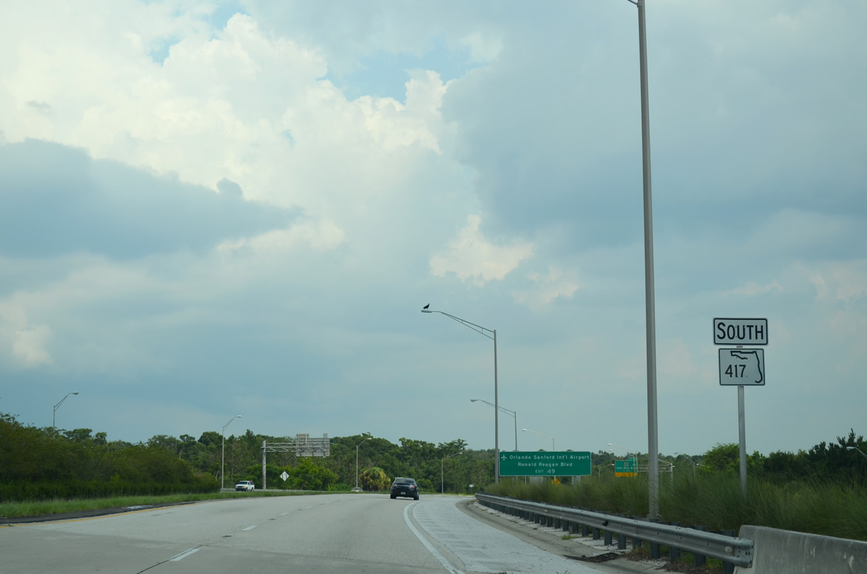 Florida central florida greeneway sign.