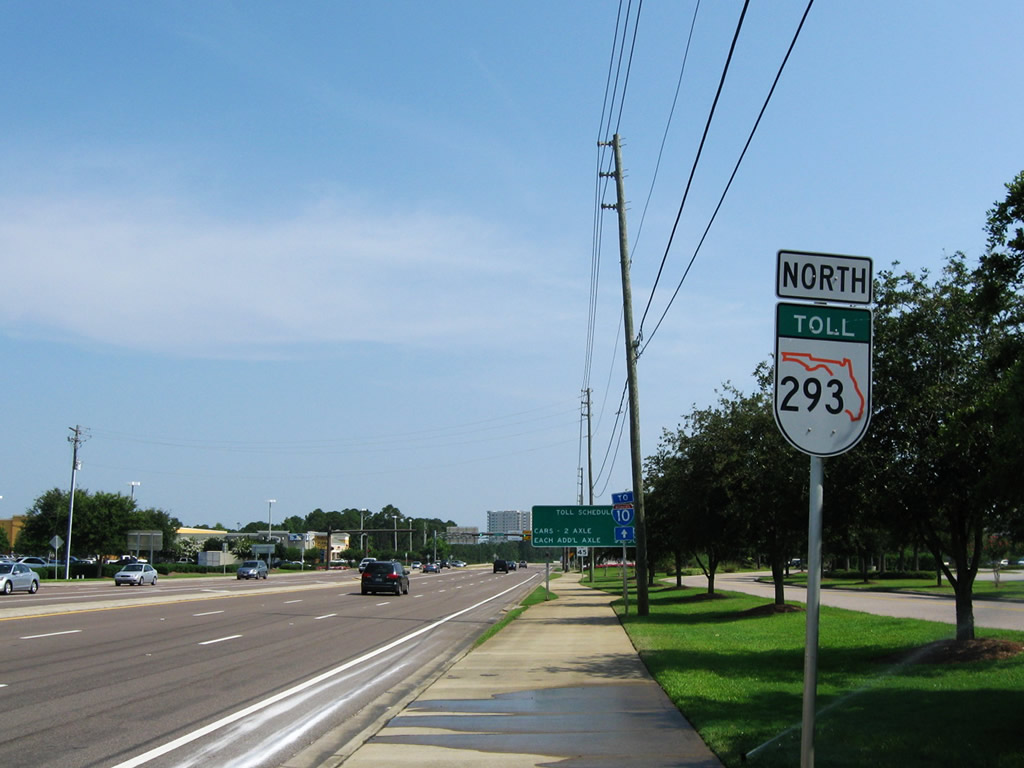 Florida State Highway 293 sign.