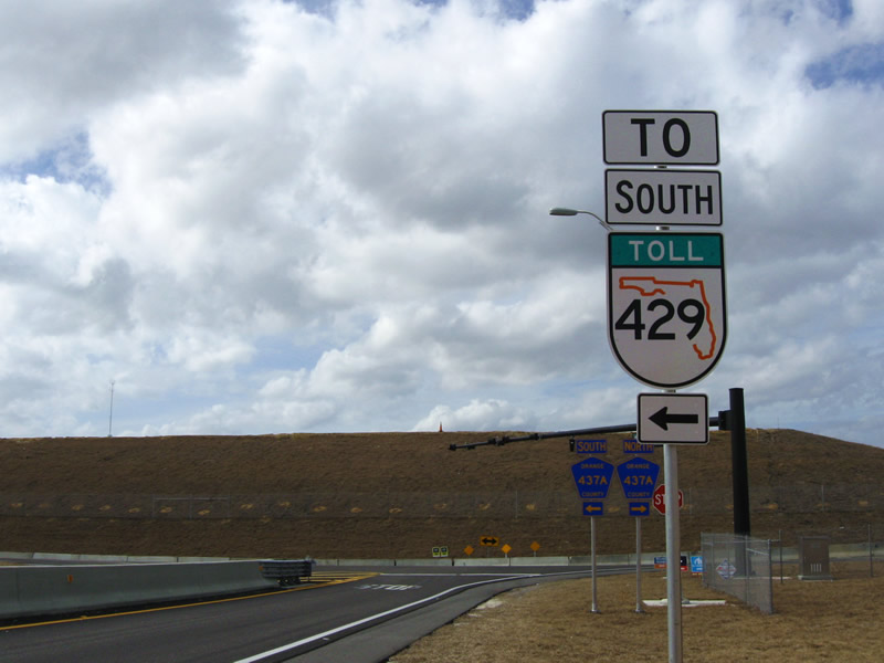 Florida State Highway 429 sign.