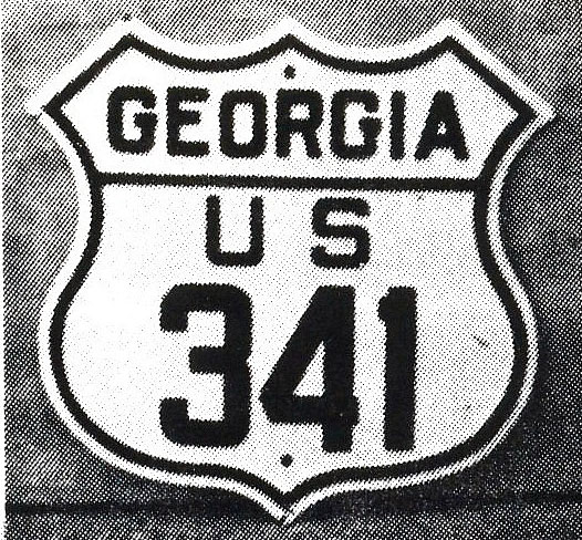 Georgia U.S. Highway 341 sign.