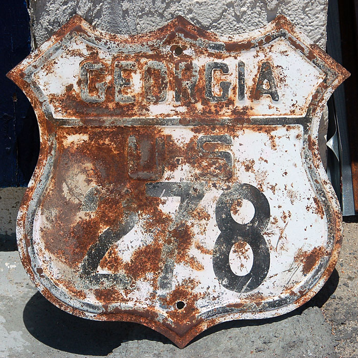 Georgia U.S. Highway 278 sign.