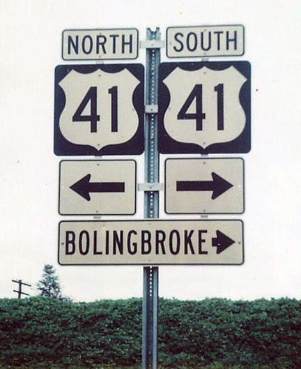 Georgia U.S. Highway 41 sign.