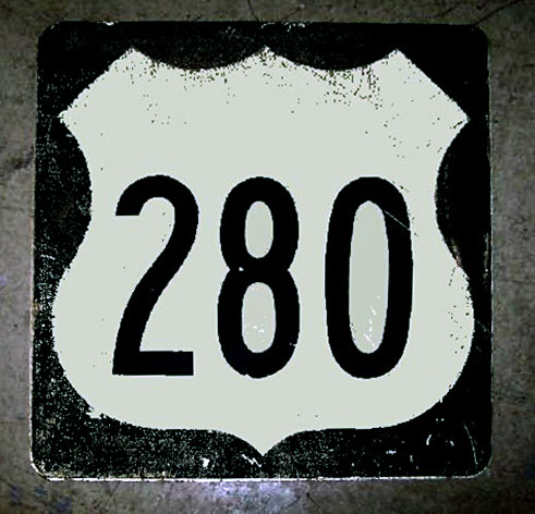 Georgia U.S. Highway 280 sign.
