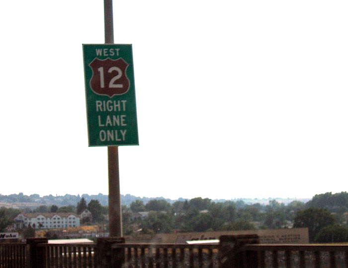 Idaho scenic U. S. highway 12 sign.