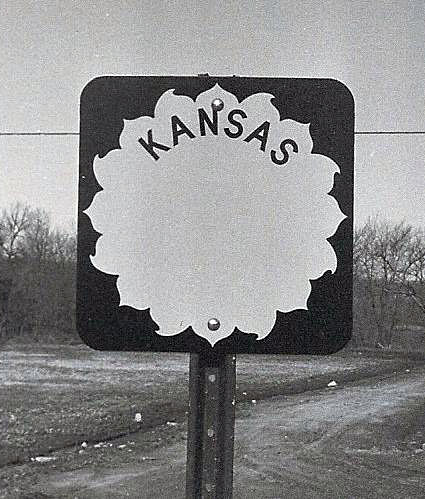 Kansas State Highway 0 sign.
