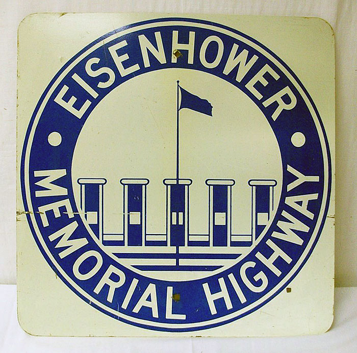 Kansas Eisenhower Memorial Highway sign.