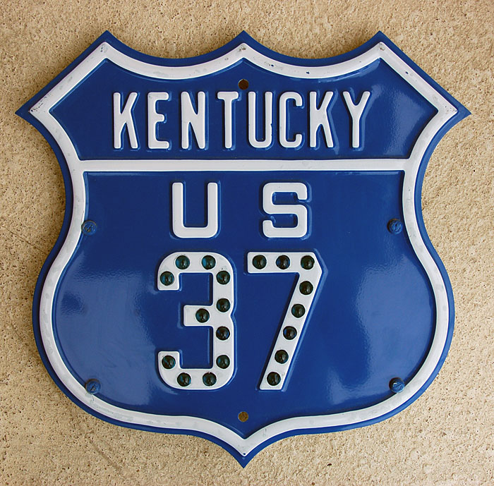 Kentucky U.S. Highway 37 sign.