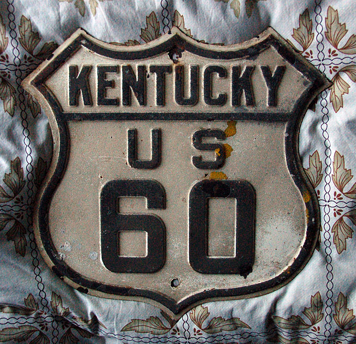 Kentucky - State Highway 154 and U.S. Highway 60 sign.