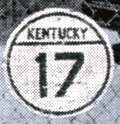 Kentucky State Highway 17 sign.