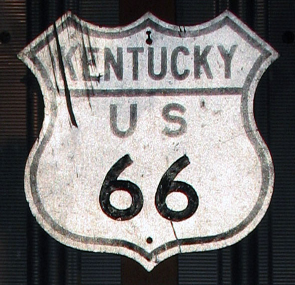 Kentucky U.S. Highway 66 sign.