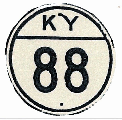 Kentucky State Highway 88 sign.