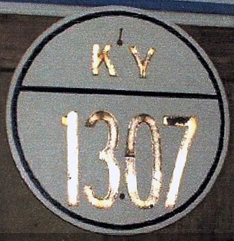 Kentucky State Highway 1307 sign.