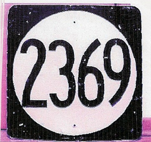 Kentucky State Highway 2369 sign.
