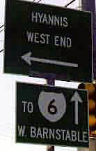 Massachusetts Interstate 6 sign.
