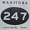Manitoba Provincial Highway 16 sign.