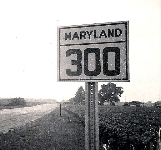 Maryland State Highway 300 sign.