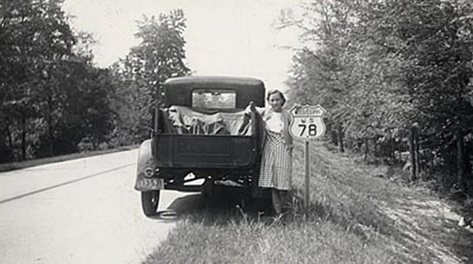 Mississippi U.S. Highway 78 sign.