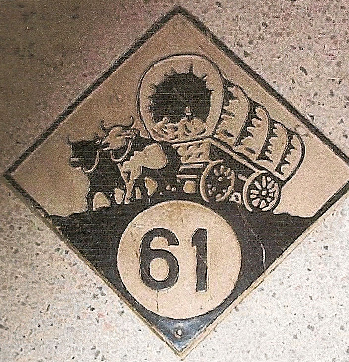 Nebraska State Highway 61 sign.