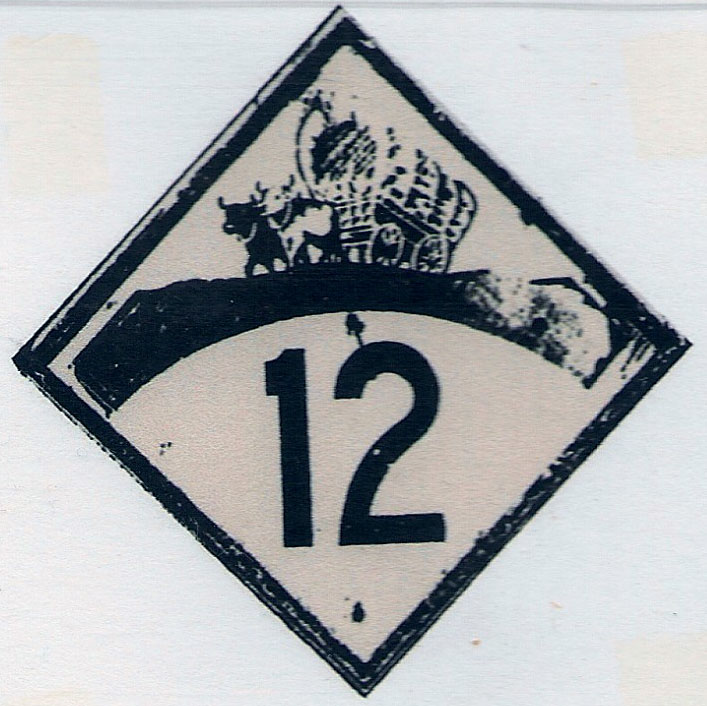 Nebraska State Highway 12 sign.