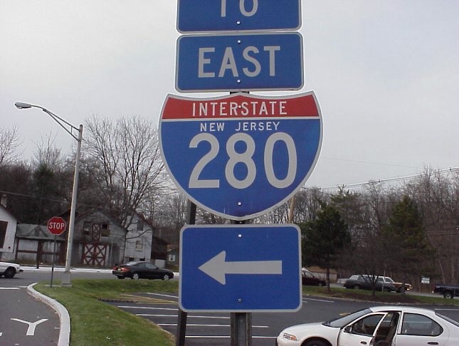New Jersey Interstate 280 sign.