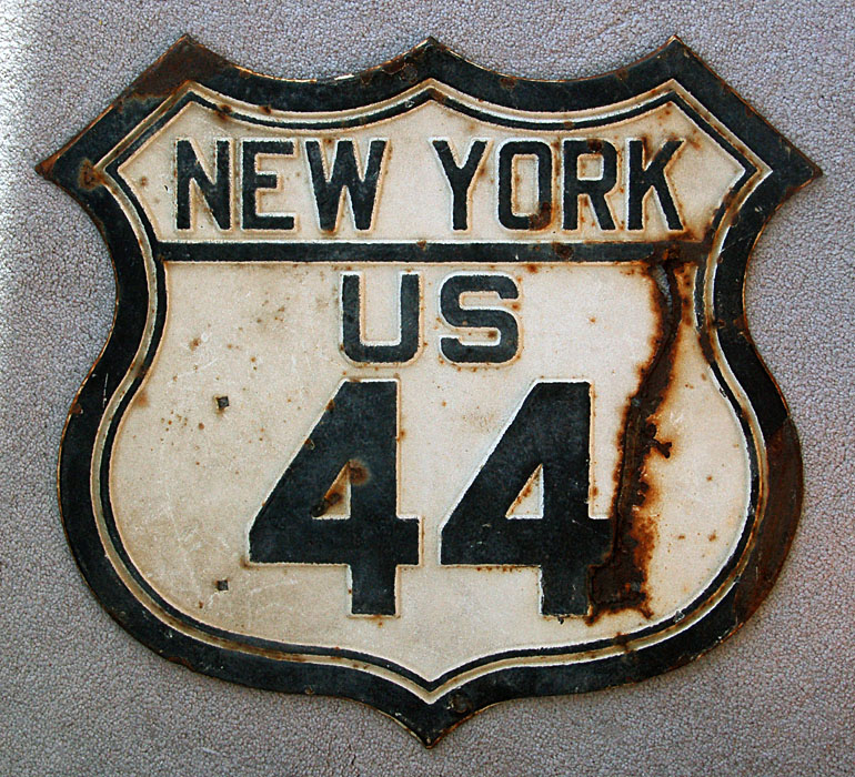 New York U.S. Highway 44 sign.