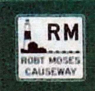 New York Robert Moses Causeway sign.
