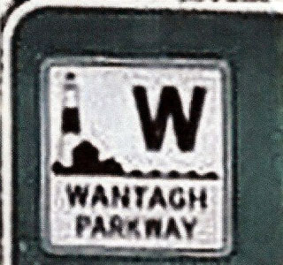 New York Wantagh Parkway sign.