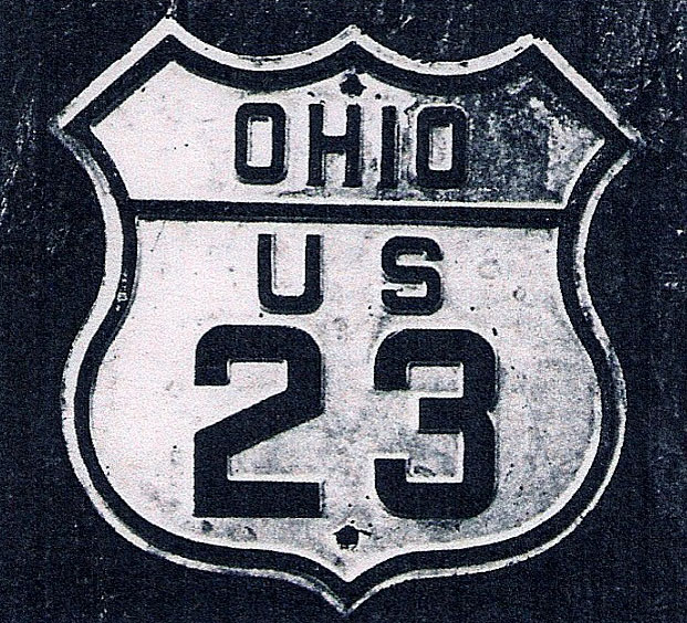 Ohio U.S. Highway 23 sign.