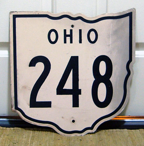 Ohio State Highway 248 sign.