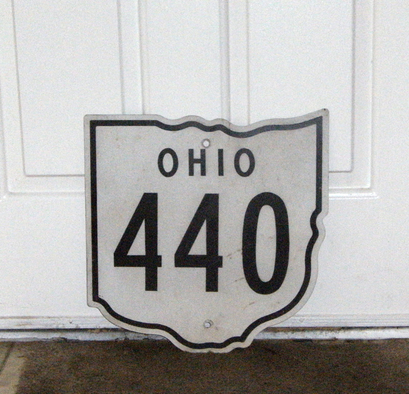 Ohio State Highway 440 sign.