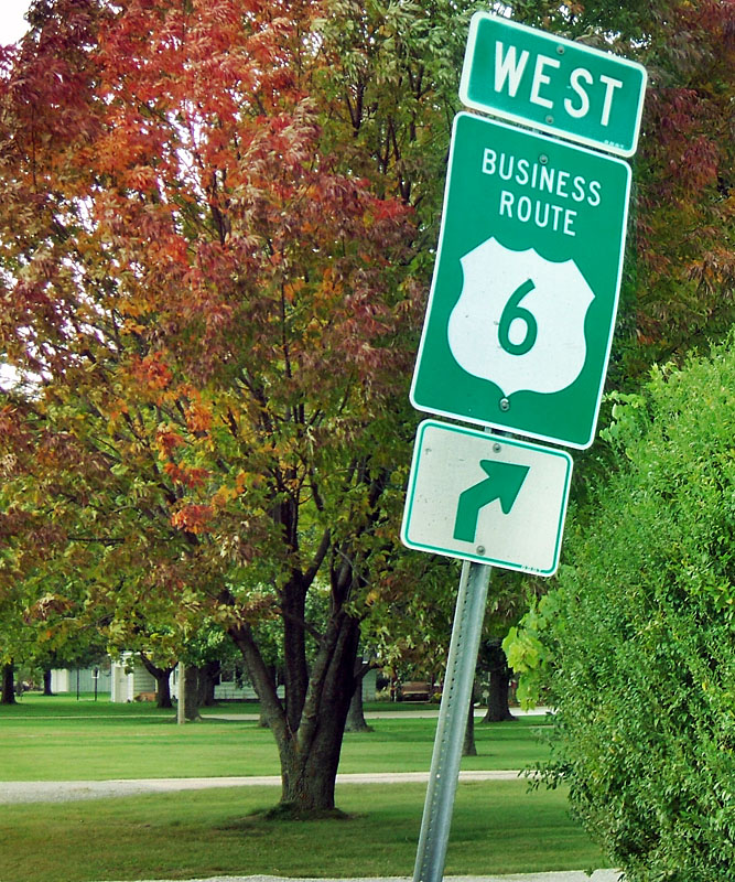 Ohio U.S. Highway 6 sign.