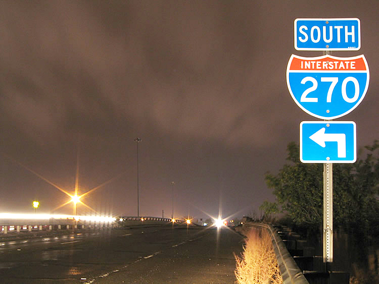 Ohio Interstate 270 sign.