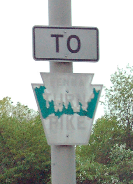 Pennsylvania Pennsylvania Turnpike sign.