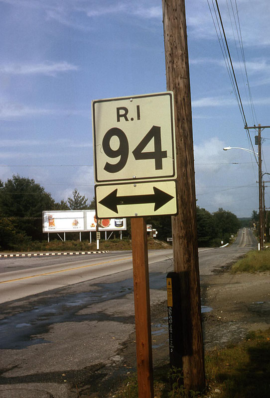 Rhode Island State Highway 94 sign.