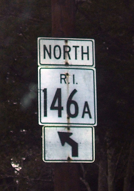 Rhode Island State Highway 146 sign.